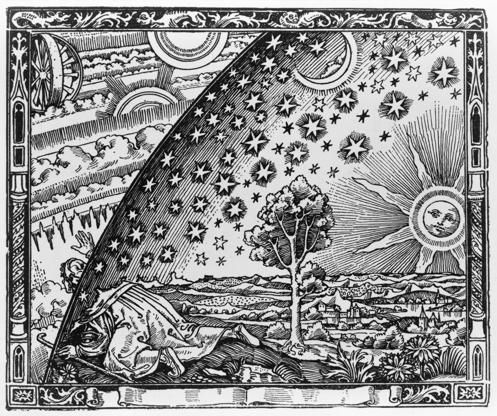 Flammarion engraving, L'Atmosphère: Météorologie Populaire, Paris 1888