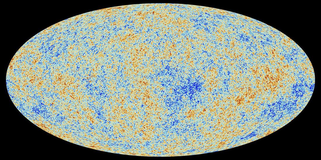 Planck map of the cosmic microwave background